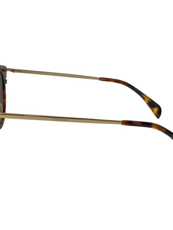 CELINE CL41373/S Dark Brown Gold Multi Plastic Hardware Sunglasses main image 2